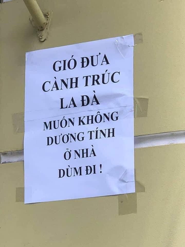 Ấn tượng với những &quot;khẩu hiệu chống dịch&quot; hài hước được chia sẻ trên mạng - Ảnh 1.