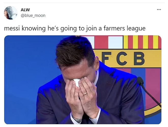 Messi tới PSG, fan chế giễu là đá &quot;giải đấu nông dân&quot; - Ảnh 1.