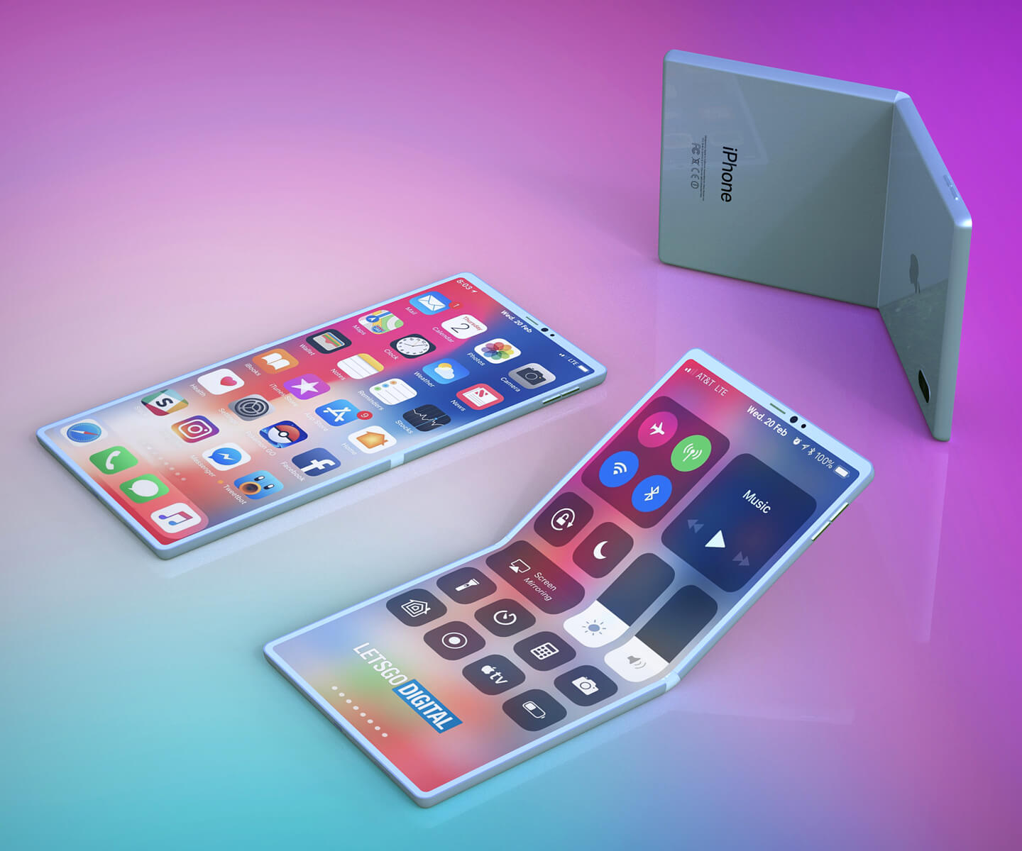 Trước đây, Apple được cho là đã yêu cầu Foxconn sản xuất hai nguyên mẫu iPhone gập với cách mở tương tự Samsung Galaxy Z Fold và Z Flip. Ảnh: @Pixabay.
