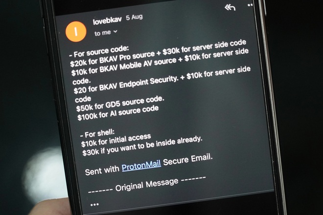 Vụ Bkav bị xâm nhập: Hacker nói sẽ livestream tấn công Bkav vào ngày 18/8 - Ảnh 1.