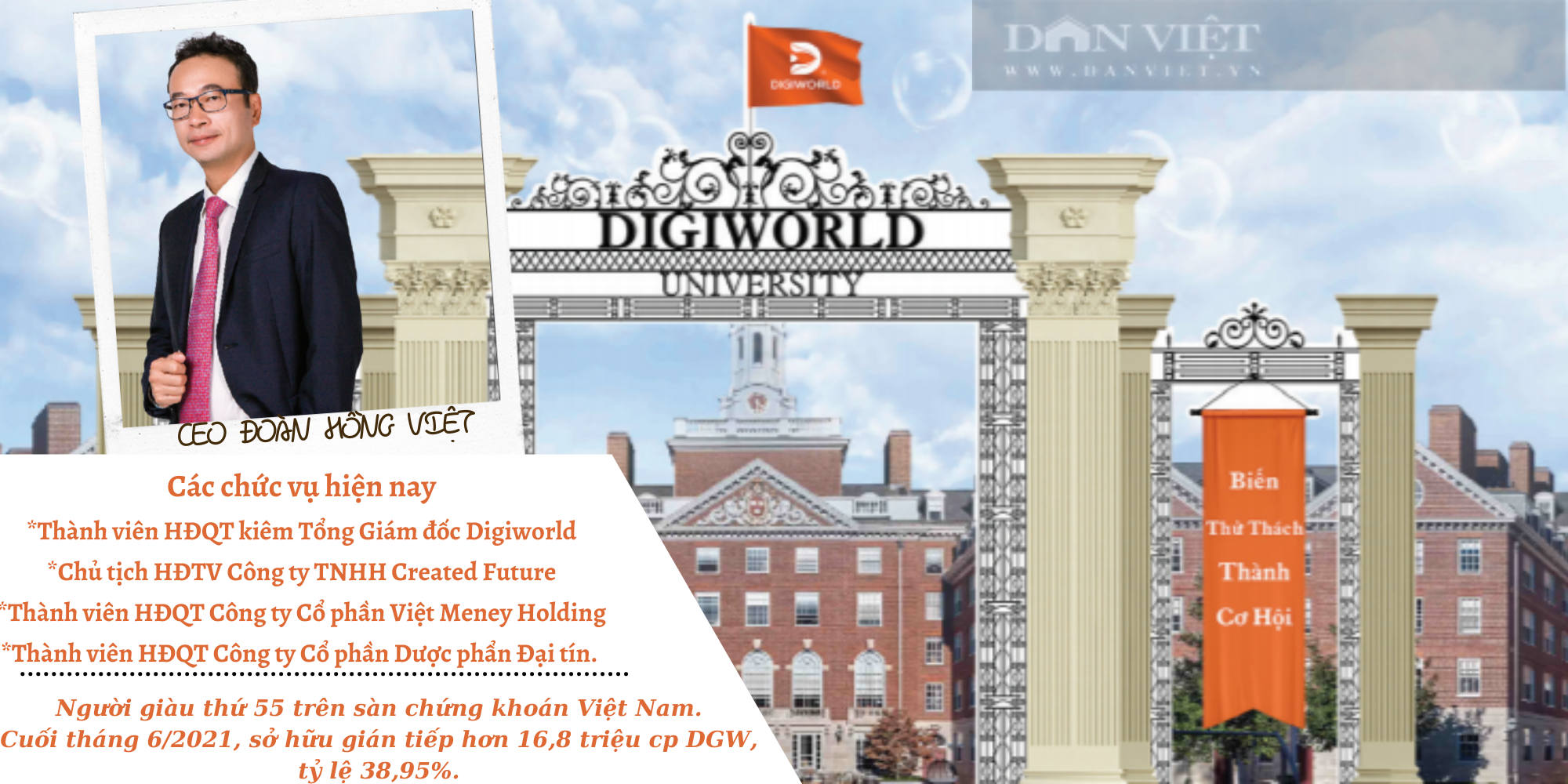 [HỒ SƠ DOANH NGHIỆP]: CEO Đoàn Hồng Việt và hành trình xây dựng đế chế Digiworld - Ảnh 3.
