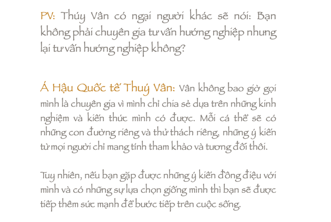 Á hậu Quốc tế Thúy Vân gỡ rối &quot;khủng hoảng hướng nghiệp&quot; cho Gen Z - Ảnh 13.