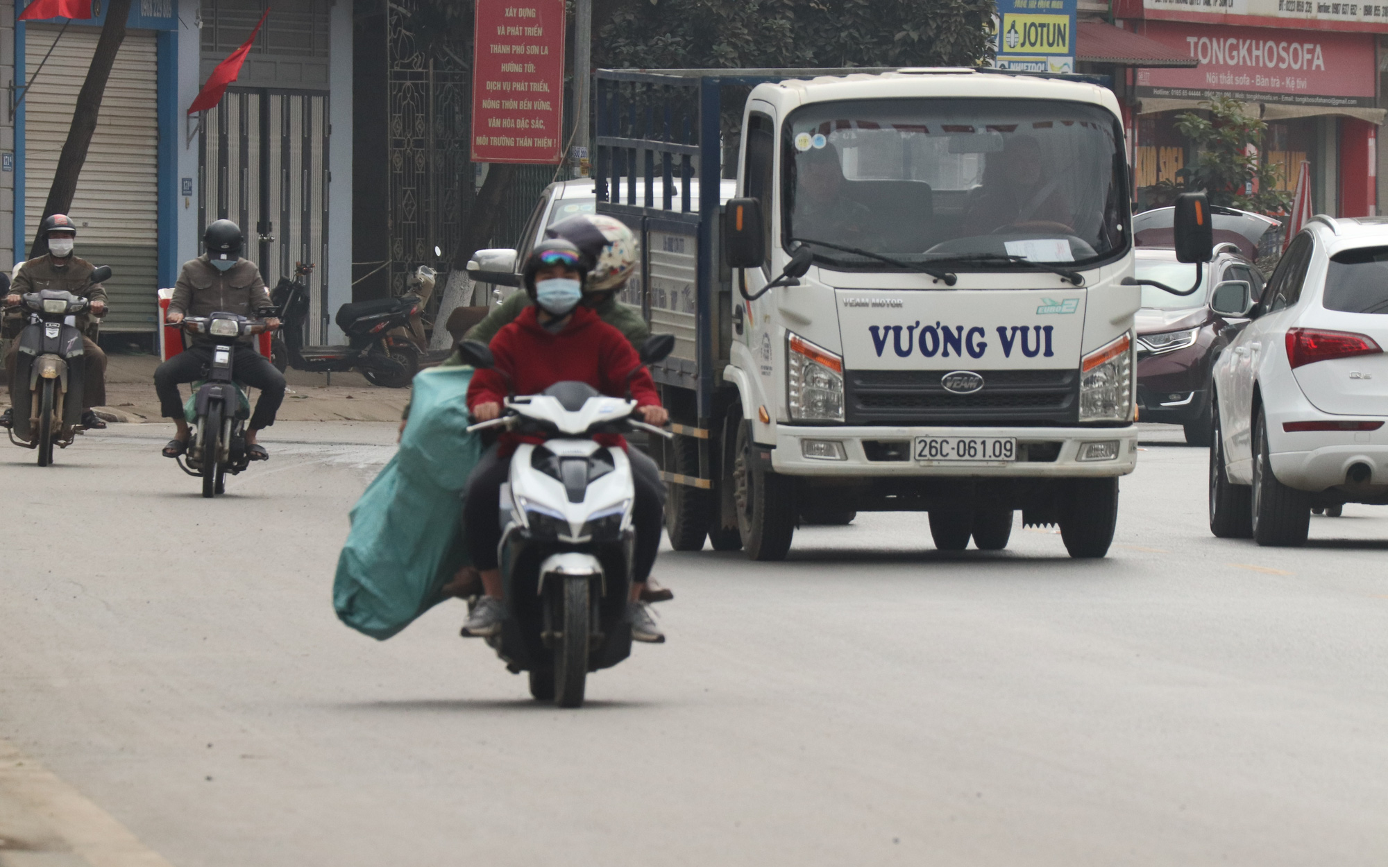 TP Sơn La: Thực hiện nghiêm công tác kiểm tra, kiểm soát các phương tiện vận tải hàng hoá