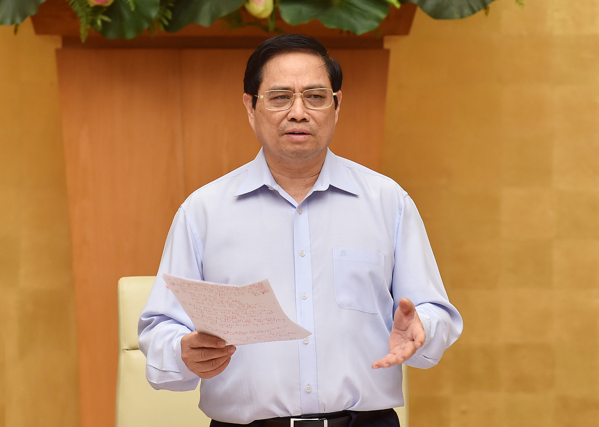 Thủ tướng Phạm Minh Chính: Chiến thắng dịch hay không phụ thuộc vào lòng dân - Ảnh 1.