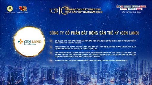 Cen Land đại thắng giải thưởng của Hội môi giới Bất động sản Việt Nam - Ảnh 1.