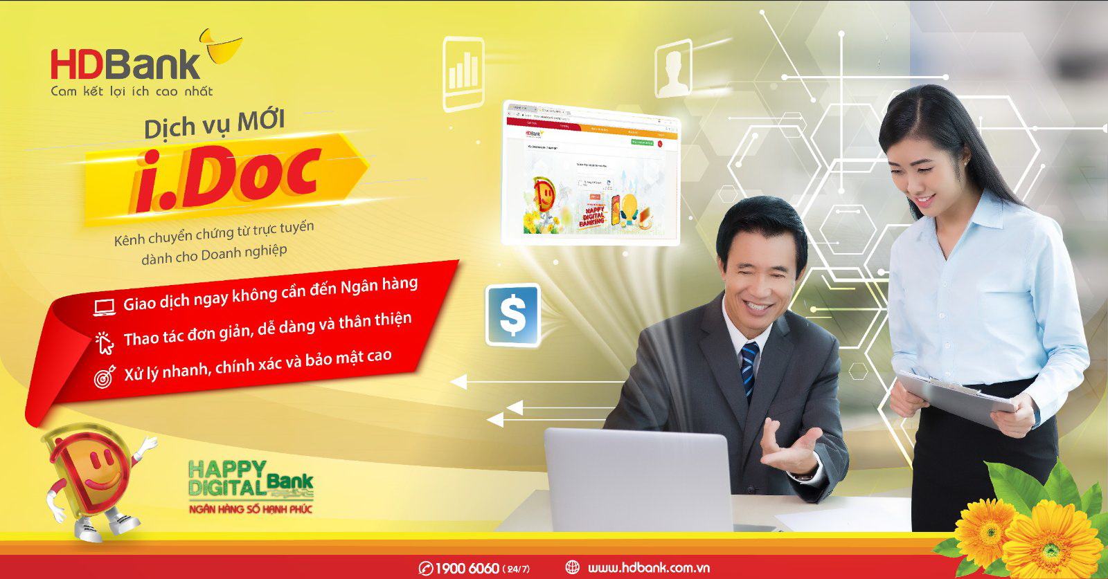 HDBank tiên phong triển khai dịch vụ chuyển chứng từ trực tuyến I.Doc - Ảnh 1.