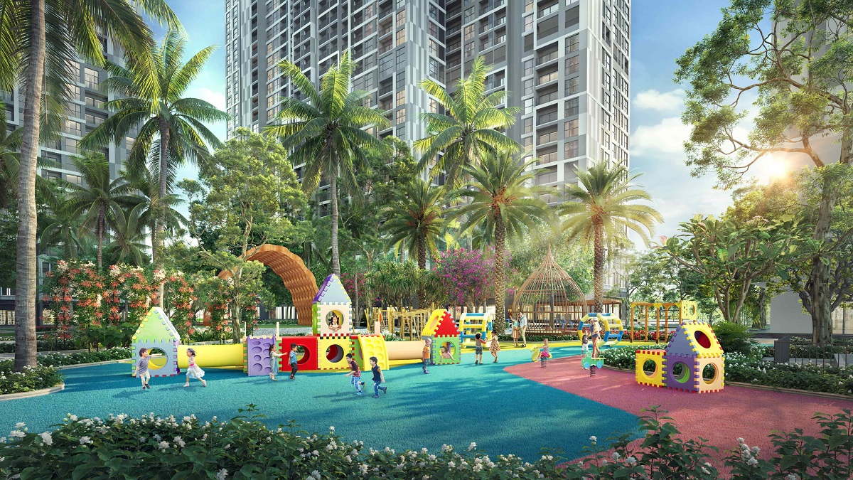 Tận hưởng tầm nhìn kép đắt giá từ ốc đảo xanh sinh thái trong lòng Vinhomes Ocean Park - Ảnh 1.