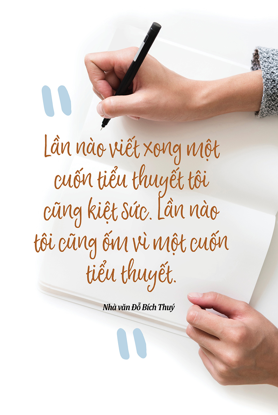 Nhà văn Đỗ Bích Thuý: 21 cuốn sách và cuộc sống bình thản sau ly hôn - Ảnh 4.