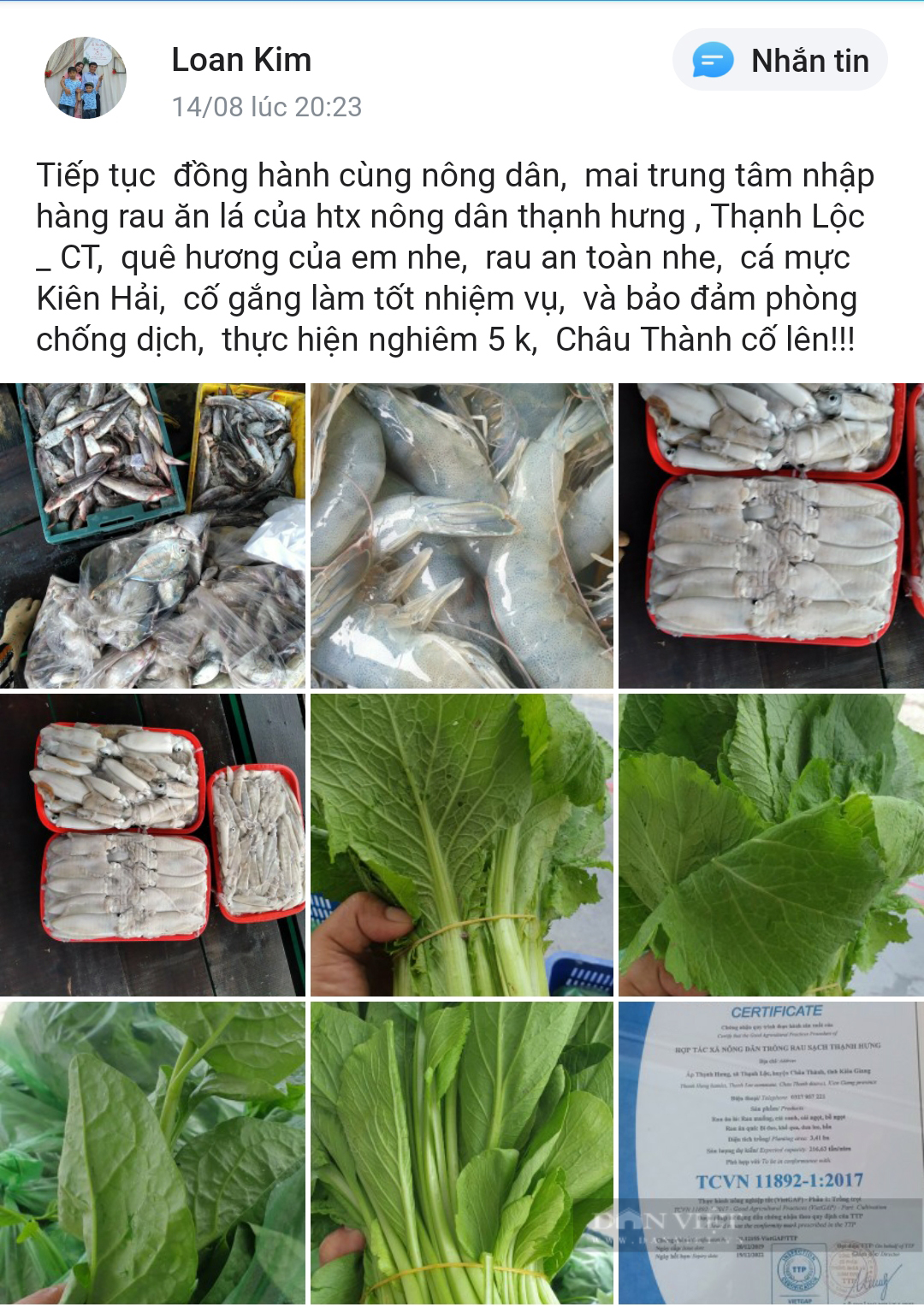 Kiên Giang: Cán bộ giúp nông dân tiêu thụ nông sản qua Zalo, Facebook - Ảnh 4.
