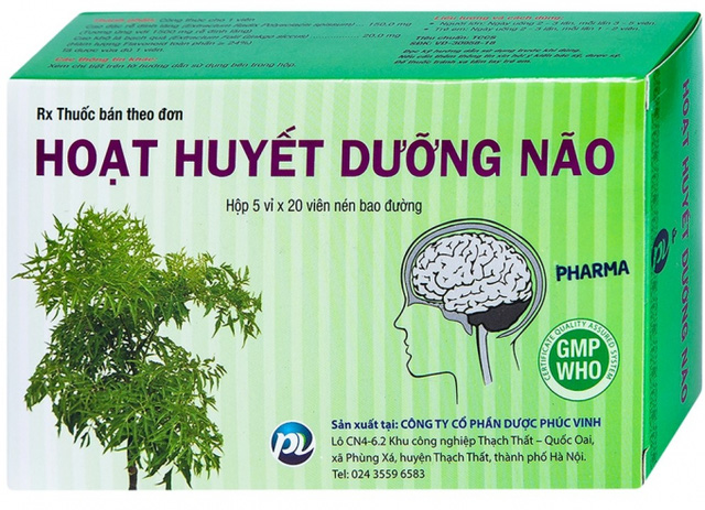 Thu hồi thuốc hoạt huyết dưỡng não Phúc Vinh - Ảnh 1.