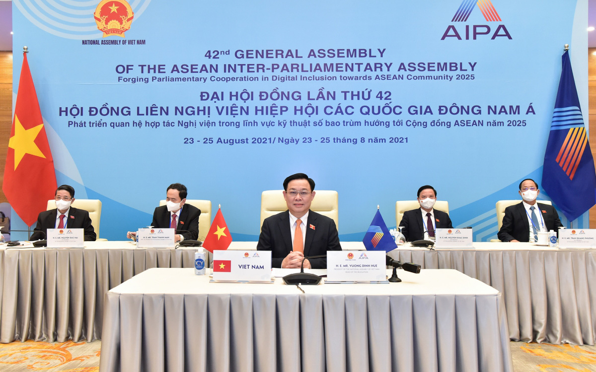Chủ tịch Quốc hội Vương Đình Huệ: Đại dịch Covid-19 là chất xúc tác để ASEAN tăng cường số hóa nền kinh tế