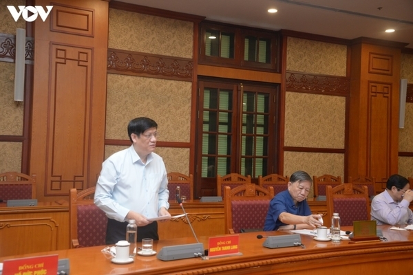 Ảnh: Tổng Bí thư Nguyễn Phú Trọng chủ trì cuộc họp lãnh đạo chủ chốt về phòng, chống Covid-19 - Ảnh 4.