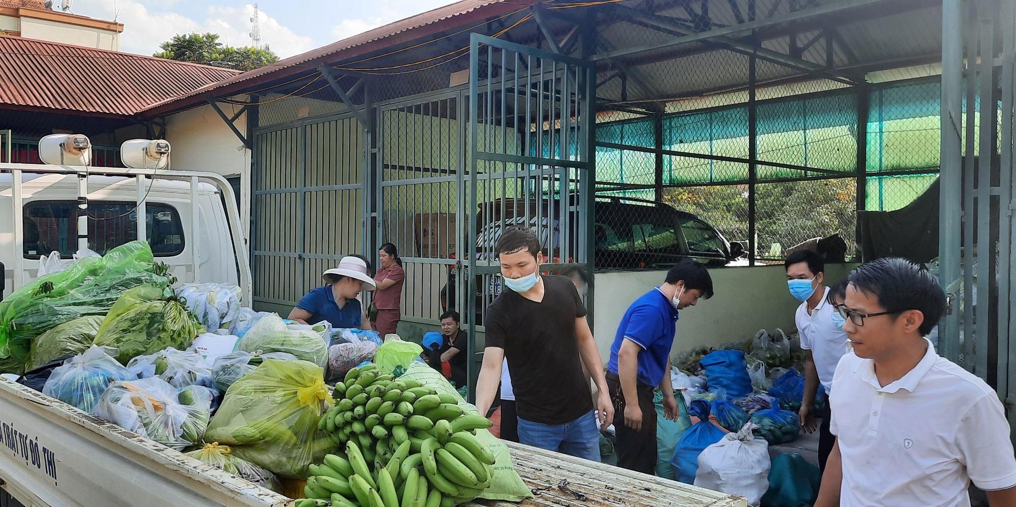 Nông dân Lào Cai gửi tặng 50 tấn gạo, chuối, rau xanh “tiếp sức” Hà Nội chống dịch Covid-19 - Ảnh 1.