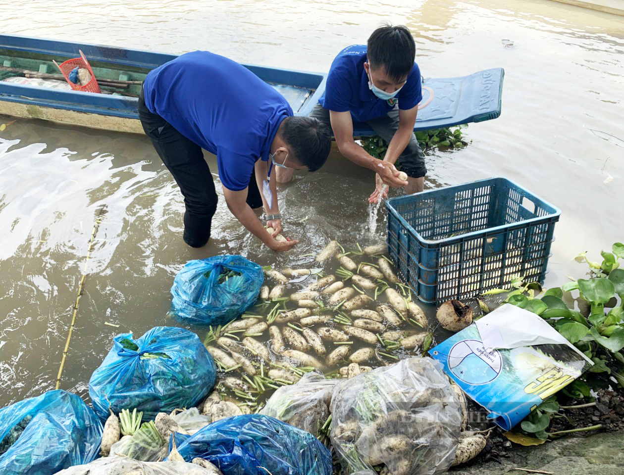 Kiên Giang: Áo xanh tình nguyện xuống đồng - ra phố giúp nông dân tiêu thụ nông sản - Ảnh 6.