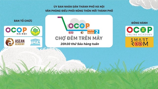 Hà Nội thí điểm mô hình “Chợ đêm trên mây” hỗ trợ tiêu thụ sản phẩm OCOP - Ảnh 1.