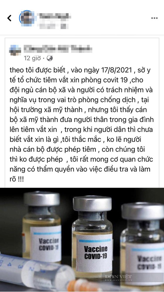 Người thân cán bộ xã ở Bình Định được tiêm vaccine Covid-19: 'Hầu hết vợ hoặc chồng, không có người ở khác nhà' - Ảnh 2.