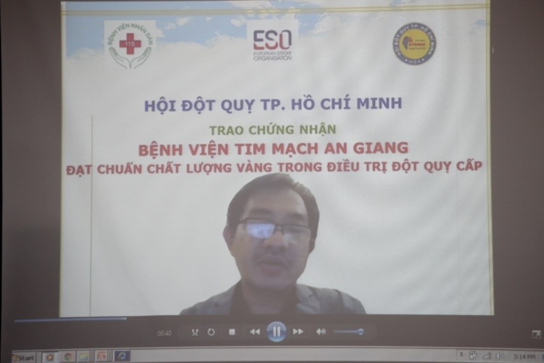 Bệnh viện Tim mạch An Giang được Hội Đột quỵ thế giới chứng nhận đạt chuẩn chất lượng vàng điều trị đột quỵ - Ảnh 2.