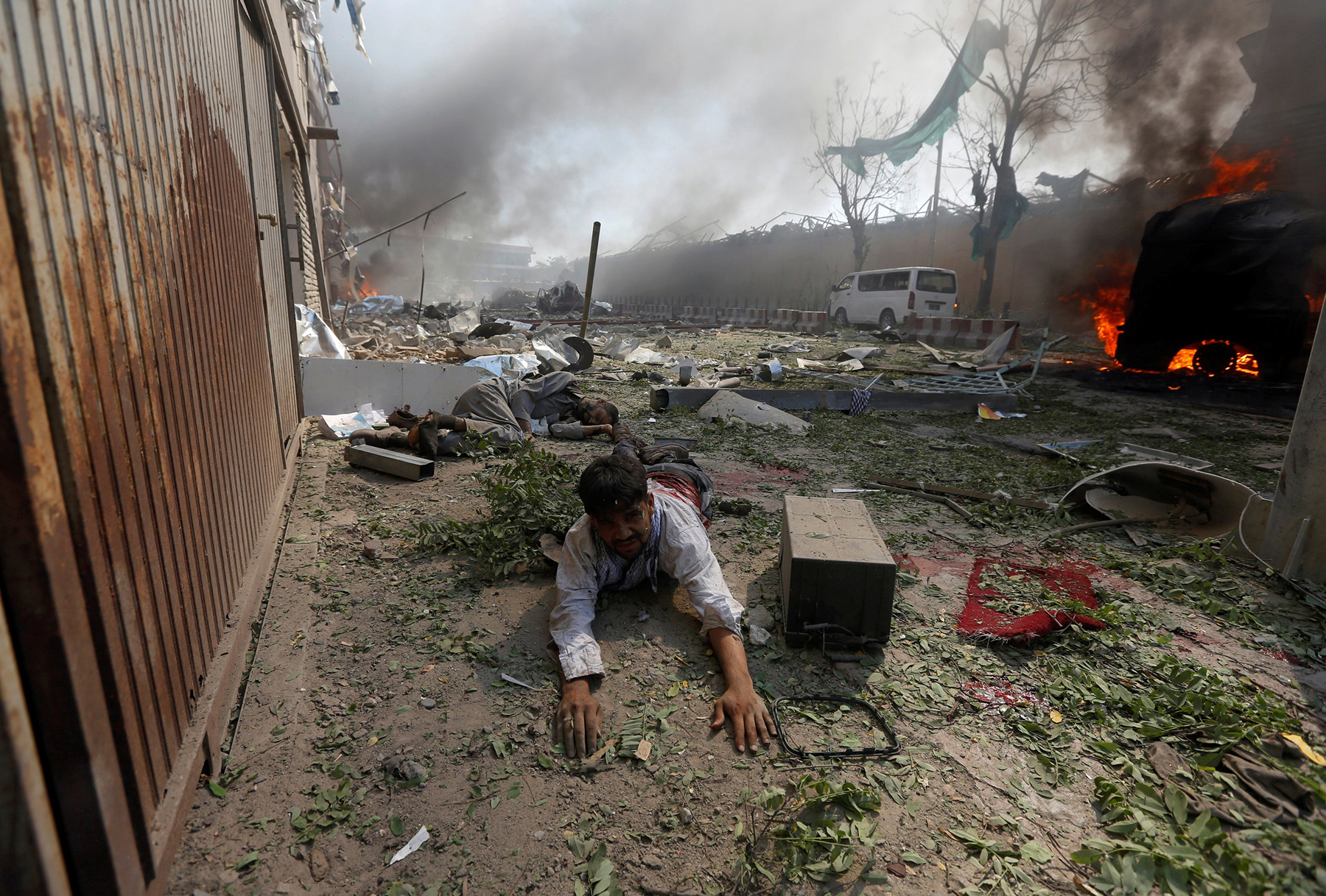 Nóng: Nổ lớn ở Kabul, Afghanistan - Ảnh 1.