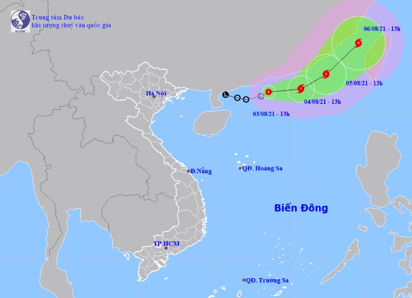 Áp thấp nhiệt đới trên Biển Đông mạnh lên thành bão, miền Bắc và miền Trung chịu nắng nóng diện rộng - Ảnh 1.