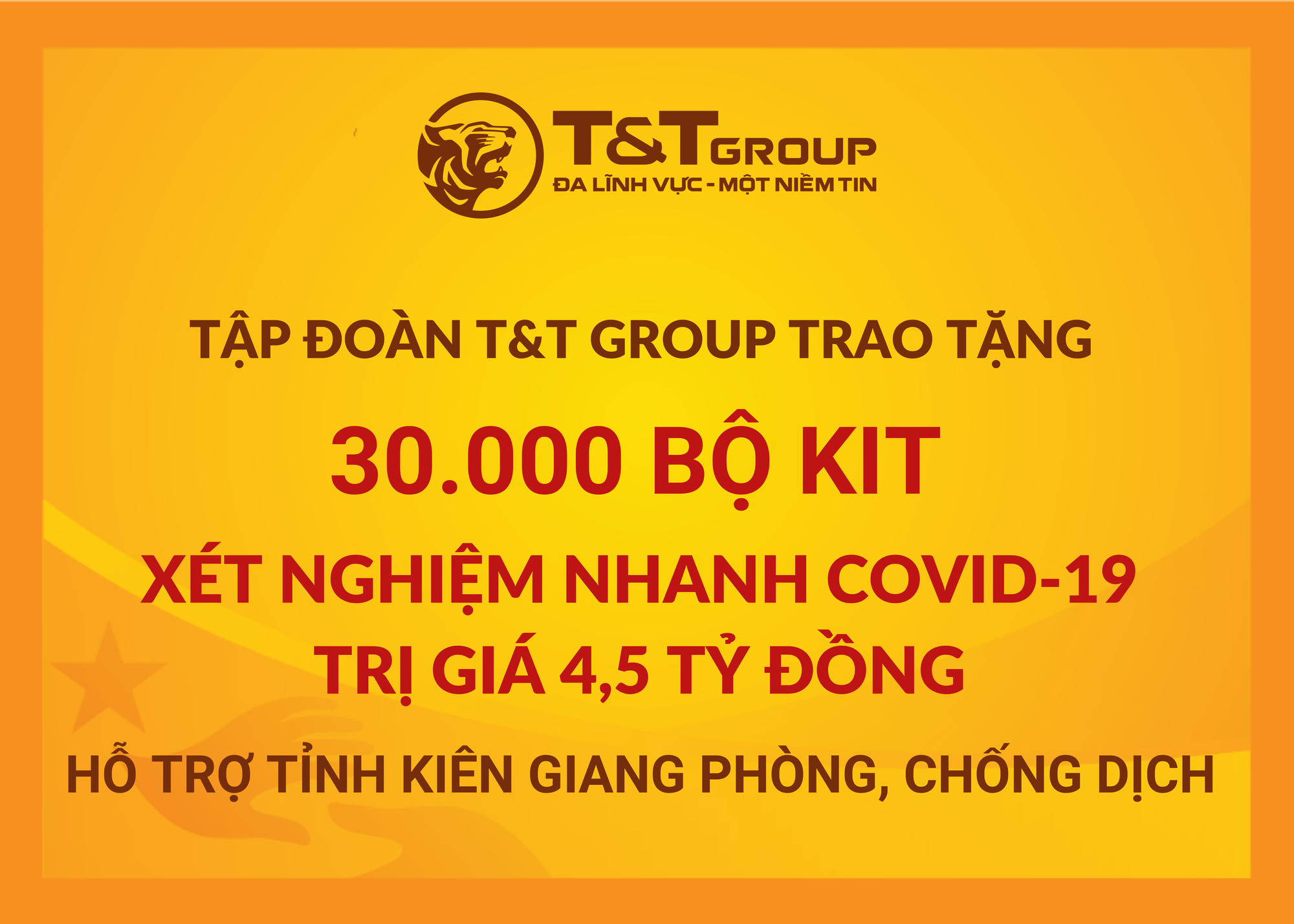 T&T Group tặng 50.000 bộ kit xét nghiệm nhanh Covid-19 trị giá 7,5 tỷ đồng cho Thanh Hóa và Kiên Giang - Ảnh 4.