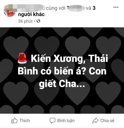 Sự thật thông tin &quot;con giết cha&quot; ở Thái Bình - Ảnh 1.