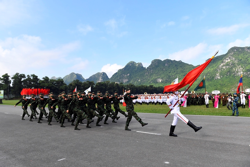 Ảnh: Lễ khai mạc Army Games 2021 tại Việt Nam - Ảnh 8.