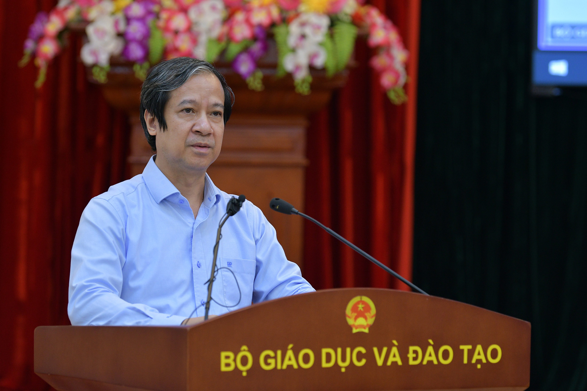 Tình hình dịch bệnh phức tạp, Bộ trưởng Nguyễn Kim Sơn gửi công điện tổ chức khai giảng và năm học mới - Ảnh 1.