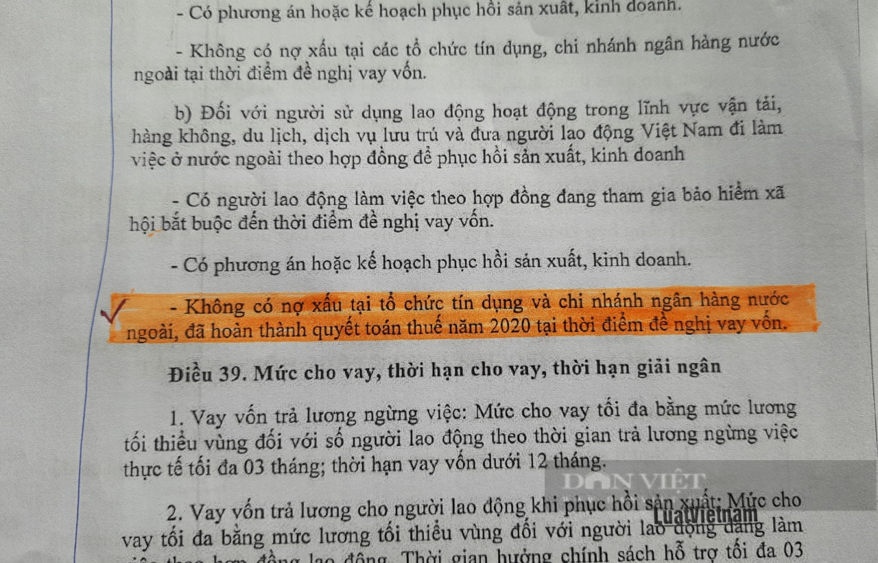 Vốn vay ưu đãi của Chính phủ đang bị tắc nghẽn vì một loại giấy tờ - Ảnh 3.