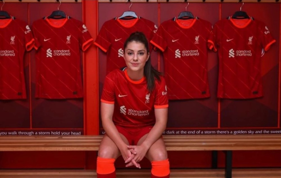 Vẻ đẹp của &quot;thiên thần&quot; mới gia nhập đội nữ Liverpool - Ảnh 3.