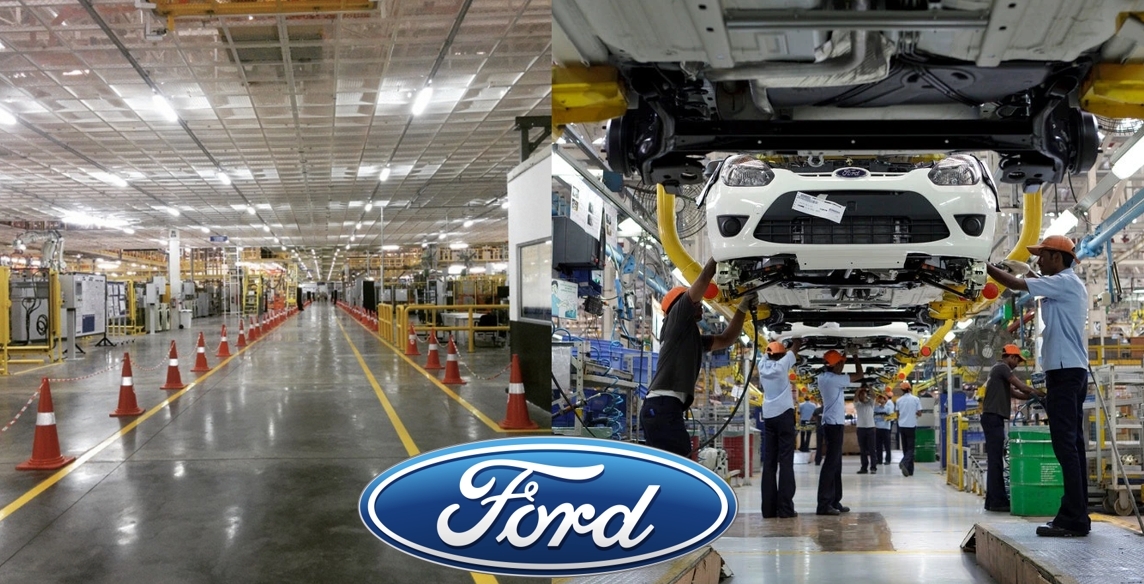Ford đã công bố kế hoạch tái cơ cấu mạnh mẽ, đóng cửa hầu hết các nhà máy tại Ấn Độ dẫn đến việc 4.000 nhân viên của công ty có nguy cơ thất nghiệp. Ảnh: @AFP.