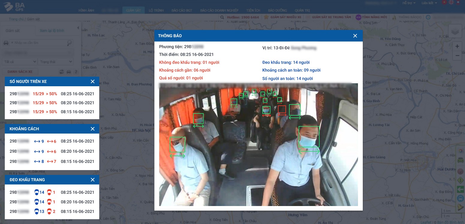 Phần mềm BA GPS cảnh báo nguy cơ lây nhiễm trên xe ô tô - Ảnh 1.
