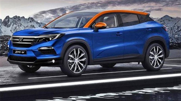 Honda ZR-V lộ diện, kích thước nhỏ gọn và gầm cao - Ảnh 2.