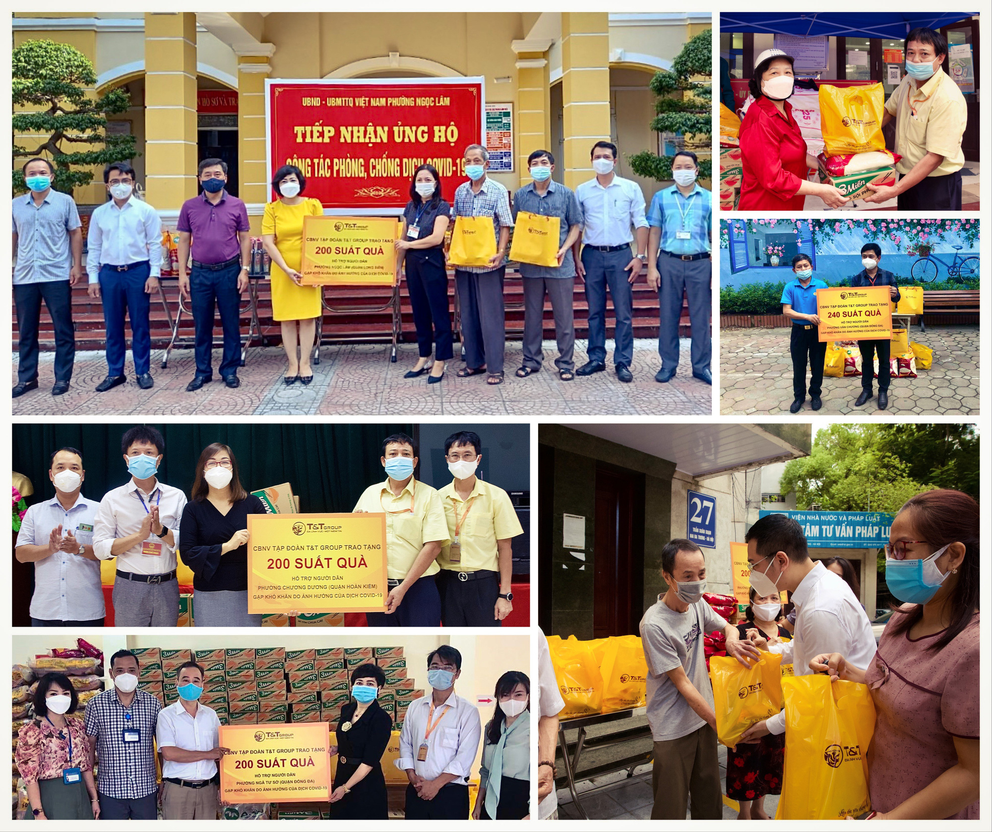 CBNV T&T Group trao tặng 3.000 suất quà cho người dân Hà Nội gặp khó khăn do Covid-19  - Ảnh 4.