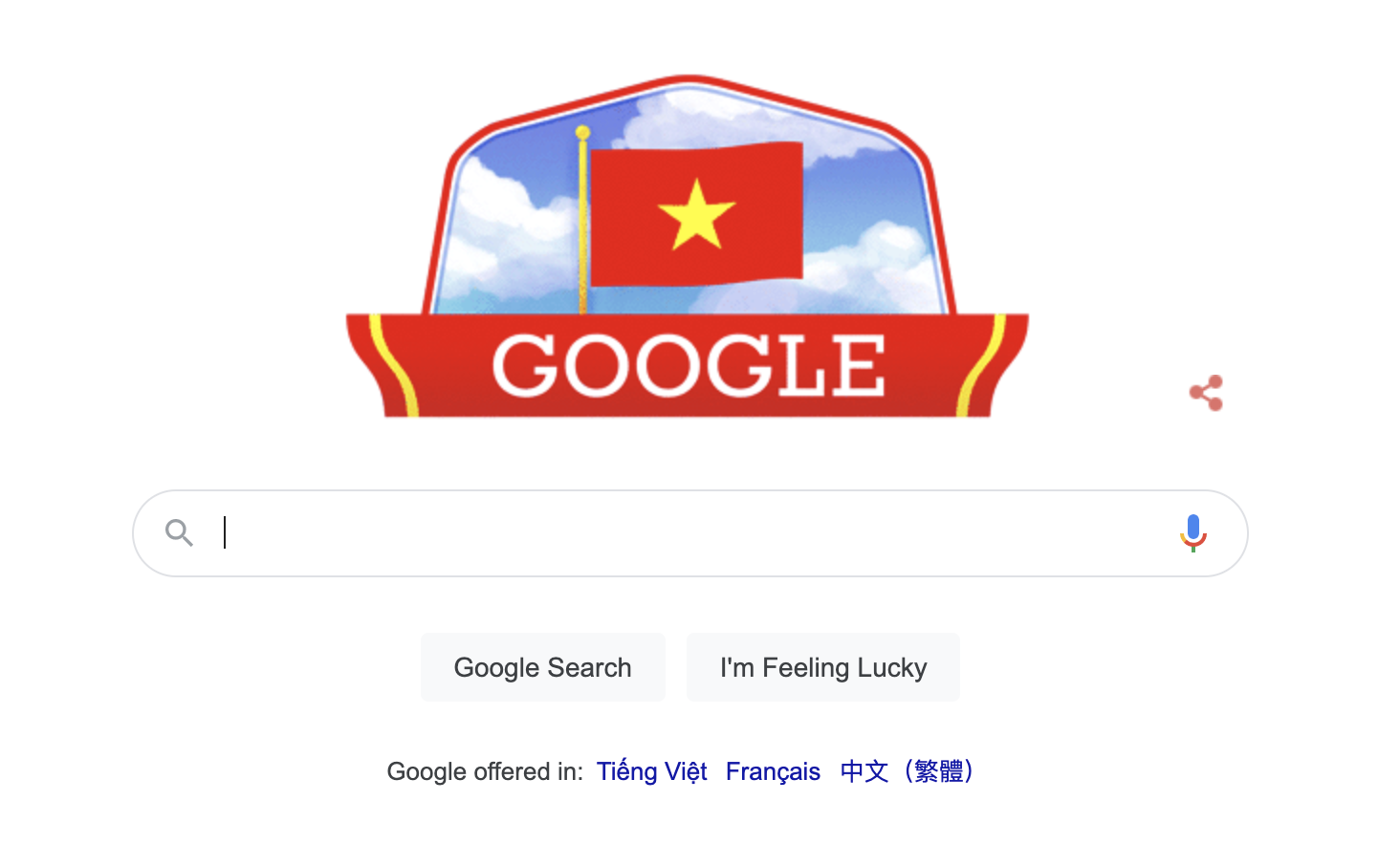 Google đổi logo chào mừng ngày Quốc khánh Việt Nam - Ảnh 1.