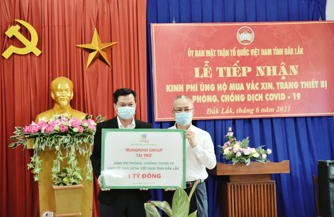 TrungNam Group đồng hành cùng tỉnh Đắk Lắk phòng dịch Covid-19 - Ảnh 1.