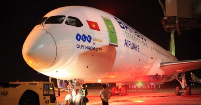 Thông điệp đặc biệt “Quy Nhơn city” trên chuyến bay thẳng đầu tiên của Bamboo Airways đến Hoa Kỳ - Ảnh 1.