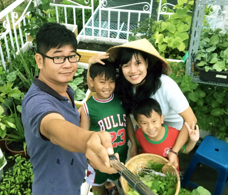 Kiên Giang: Tận dụng sân thượng, mảnh vườn trồng rau tại nhà mùa dịch - Ảnh 8.