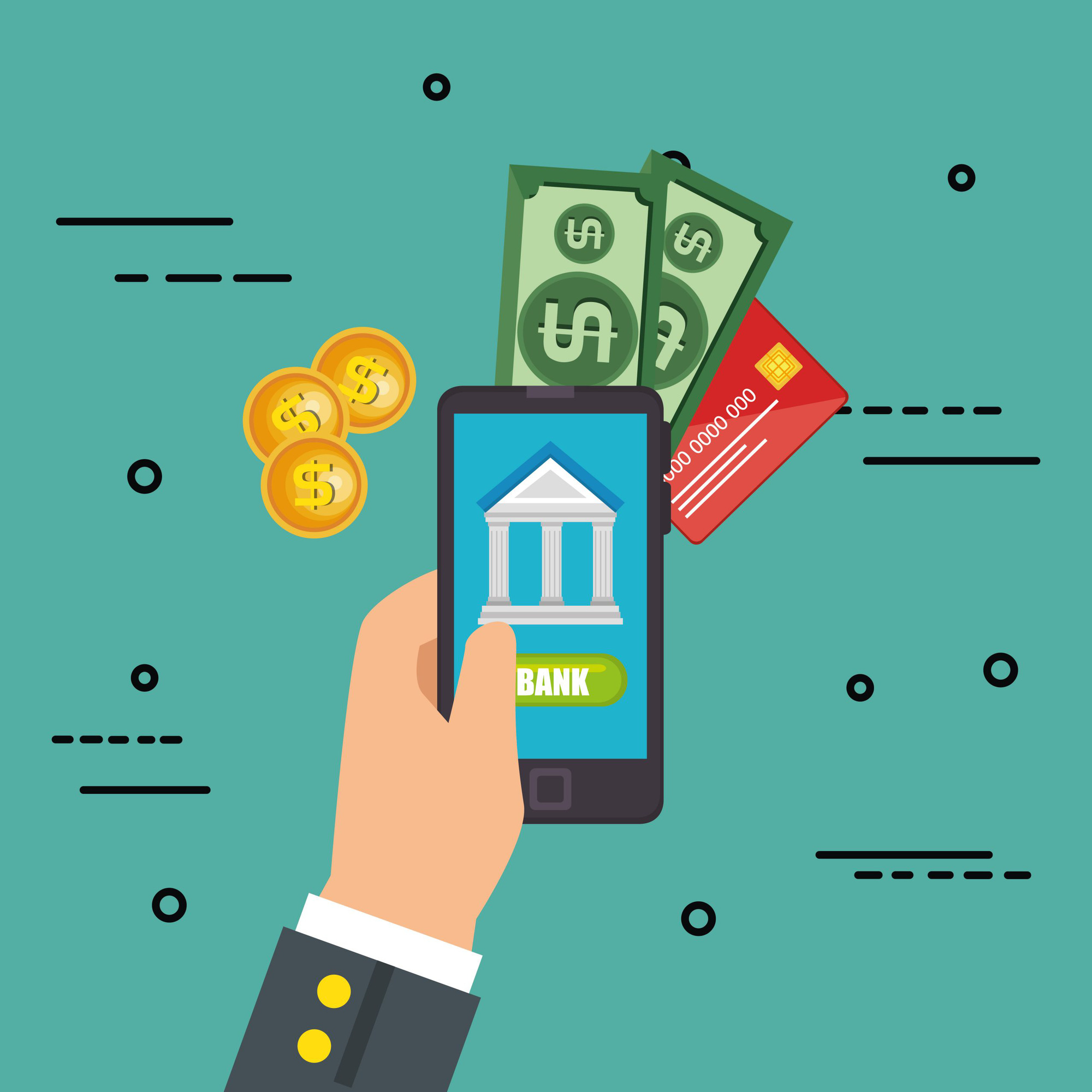 Hầu hết điện thoại smartphone đều có thể cài đặt Mobile Banking để sử dụng cho cả 2 hệ điều hành iOS và Android. Ảnh: @Google.