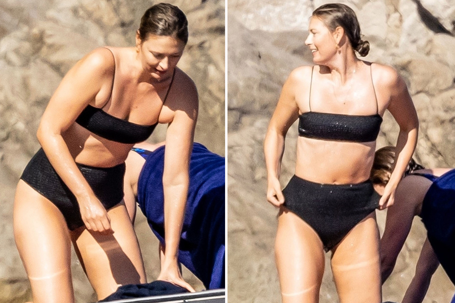 Maria Sharapova ‘nổi bần bật’ trong bộ bikini gợi cảm trên du thuyền - Ảnh 1.