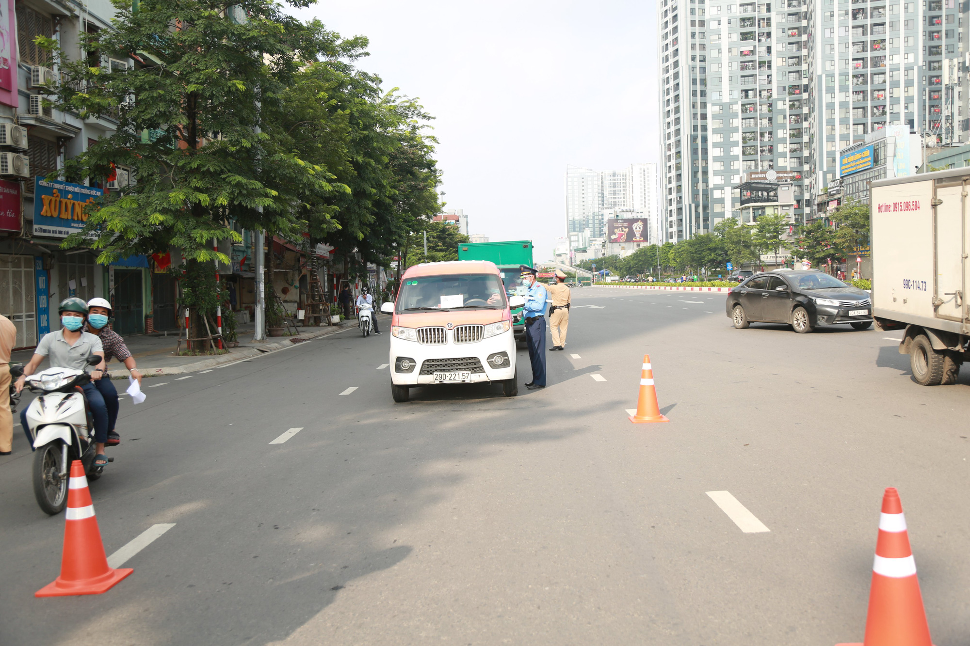 Hà Nội: Phân luồng giao thông ra vào các vùng  - Ảnh 2.