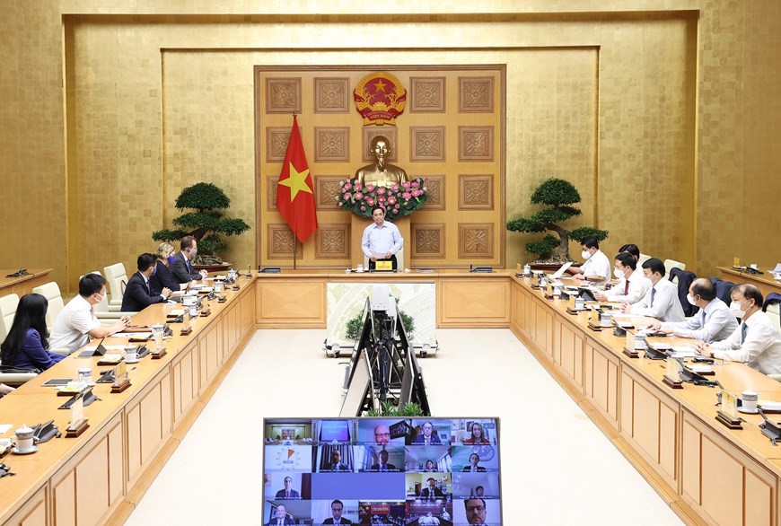 Thủ tướng làm việc với đại diện các doanh nghiệp Hoa Kỳ tại Việt Nam - Ảnh 3.
