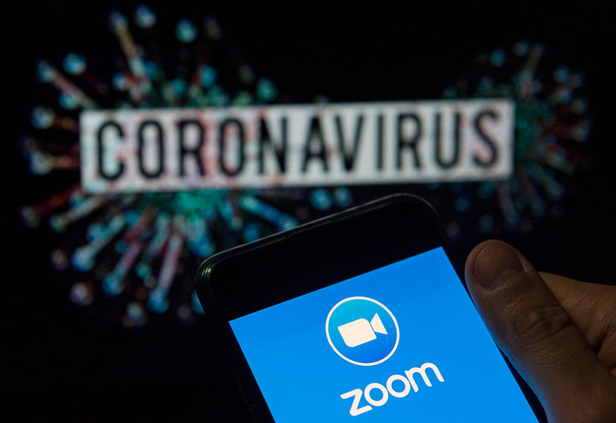 Zoom 'ăn nên làm ra' trong thời kỳ đại dịch Covid-19. Ảnh: @AFP.