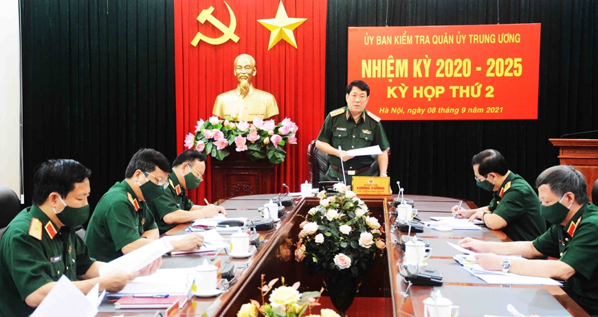 Ủy ban Kiểm tra Quân ủy Trung ương nhiệm kỳ 2020-2025 tổ chức Kỳ họp thứ 2 - Ảnh 1.