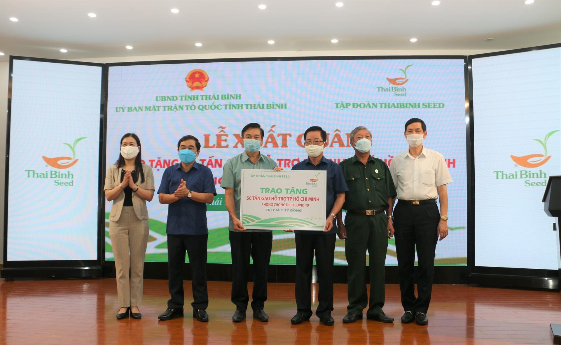 ThaiBinh Seed trao tặng 50 tấn gạo cho TP Hồ Chí Minh phòng, chống dịch Covid-19 - Ảnh 1.