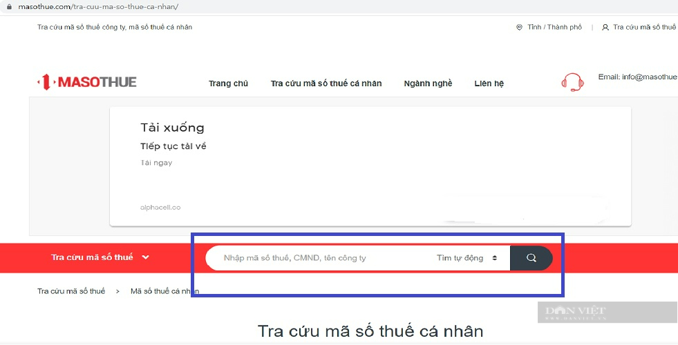 Hướng dẫn chi tiết 3 cách tra cứu mã số thuế online nhanh, chính xác nhất - Ảnh 2.