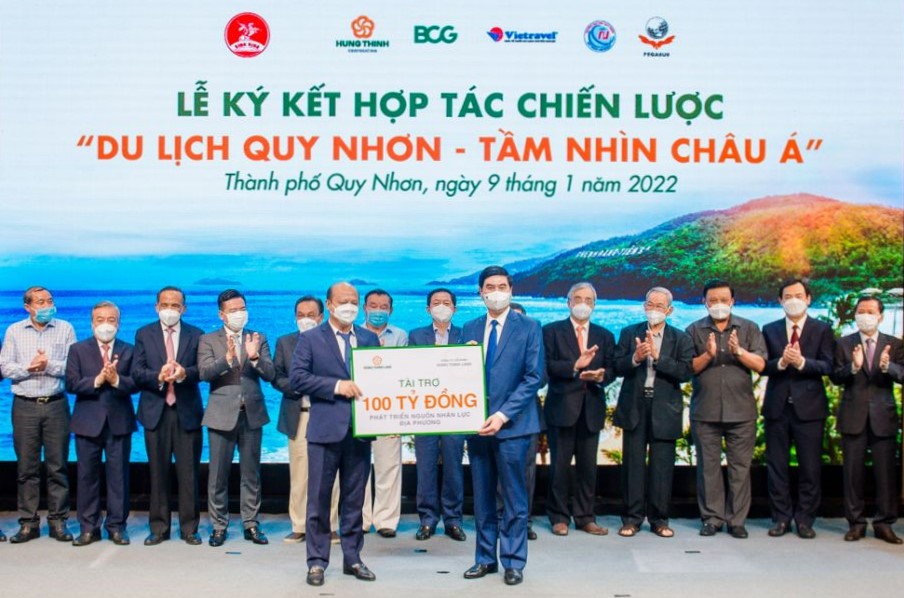 Hưng Thịnh Land tài trợ 100 tỷ đồng đào tạo nhân lực du lịch tại Bình Định - Ảnh 1.