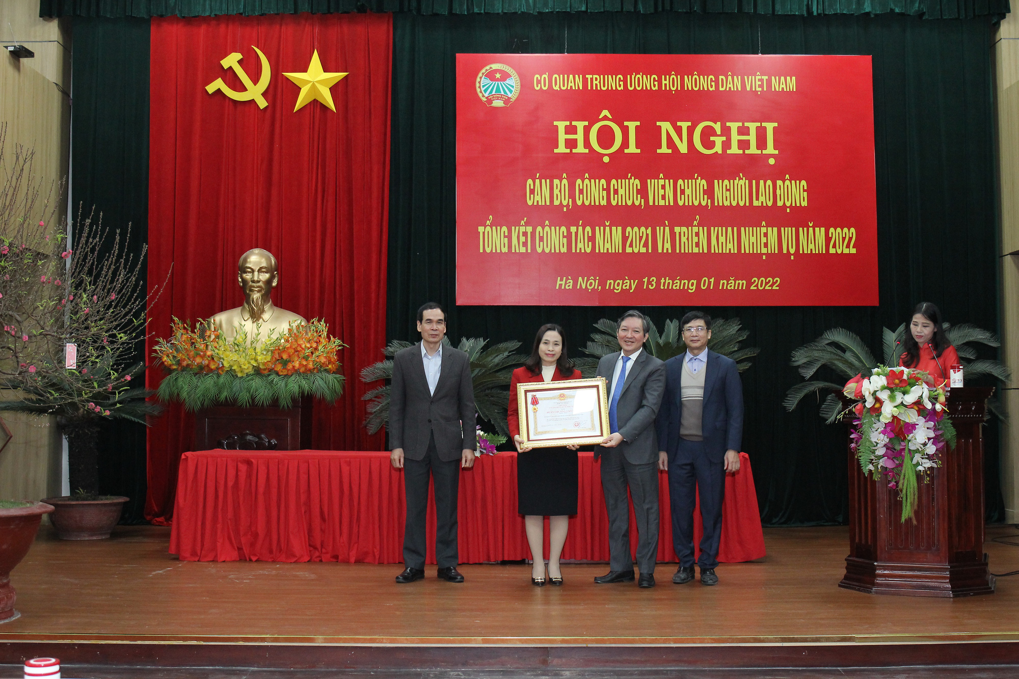 Hội nghị cán bộ, công chức, viên chức cơ quan T.Ư Hội NDVN: Đoàn kết, vượt thách thức, ghi dấu ấn - Ảnh 3.