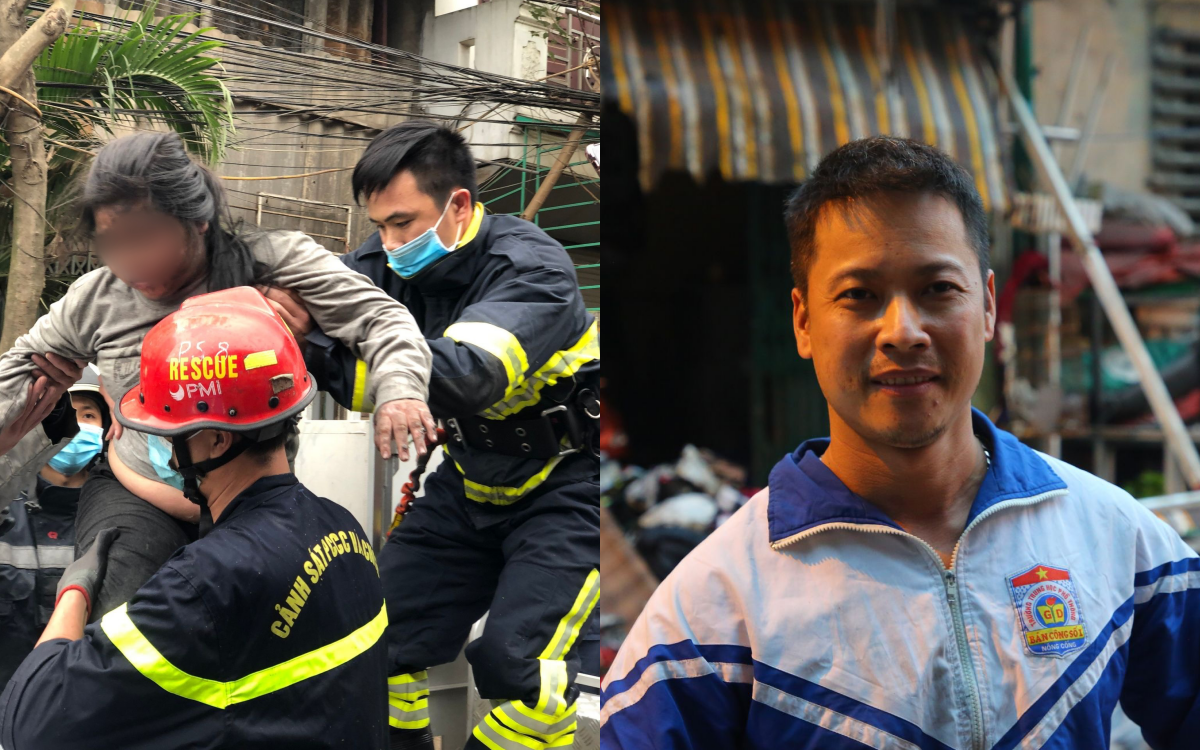 Hà Nội: Đề xuất khen thưởng "người hùng" phá song sắt cứu bé gái trong ngôi nhà cháy