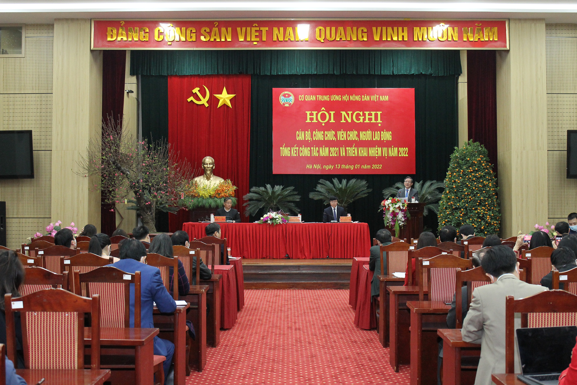 Hội nghị cán bộ, công chức, viên chức cơ quan T.Ư Hội NDVN: Đoàn kết, vượt thách thức, ghi dấu ấn - Ảnh 2.