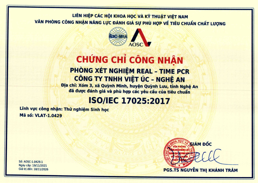 Phòng xét nhiệm PRC của Việt Úc Quảng Ninh đạt chứng nhận ISO/IEC - Ảnh 2.
